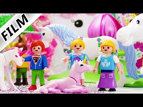 Playmobil Film deutsch | Besuch im EINHORN FUN PARK in Playmobil City | Kinderserie Familie Vogel