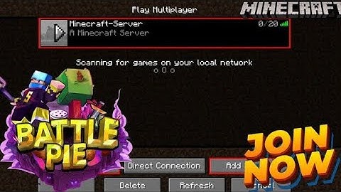 HOW TO JOIN BATTLE PIE SERVER OF YES SMARTY PIE!!