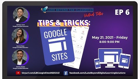 Tips & Tricks with Google Sites
