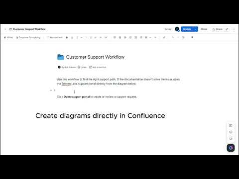 Mermaid Studio for Confluence — 30 Second Demo