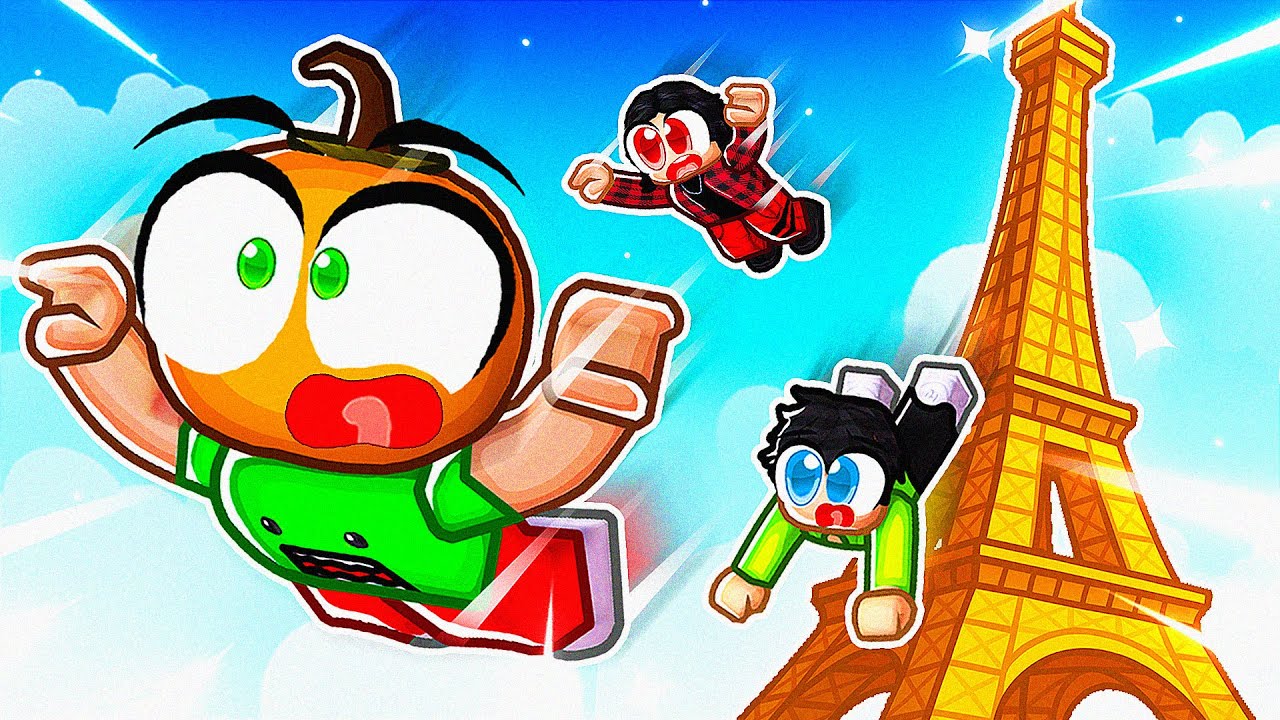 Eyfel Kulesinin En Yüksek Zirvesinden Atladım! 🗼 | Roblox
