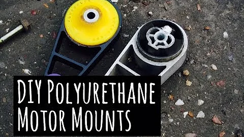 $10 DIY How to Make Polyurethane Engine Mounts - Filling Motor Mounts with Polyurethane