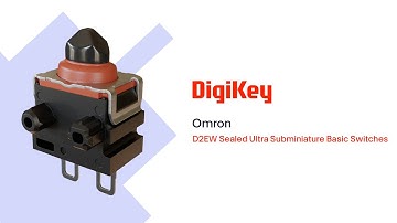 D2EW Sealed Ultra Subminiature Basic Switches from Omron PIO | DigiKey