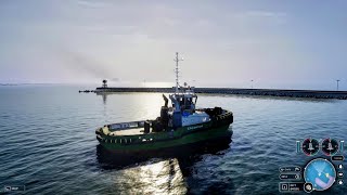 Early Morning docking Tug Boat | Seafarer the ship sim Ship simulator | #shipsimulator