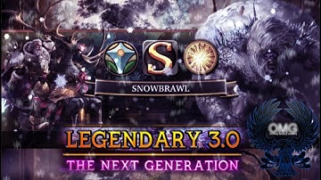 Legendary game of heroes - SnowBrawl Deck Combo