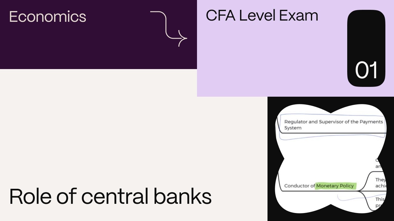 Role of central banks (for the CFA Level 1 exam) - YouTube
