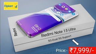 Redmi Note 15 Ultra 5G⚡300MP Camera, 8000mAh Battery, 200WT Charge, First Look, Full Specs
