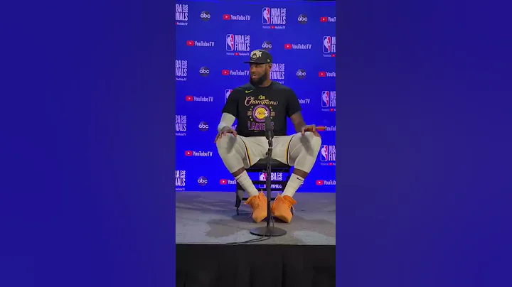 Hanging with LeBron after he won the NBA Finals! #shorts