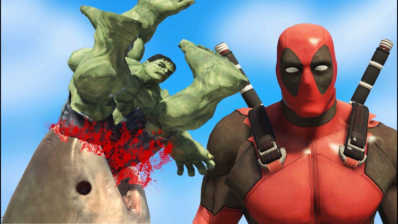 DEADPOOL vs THE INCREDIBLE HULK! (GTA 5 Mods Funny Moments) funny moments in soccer