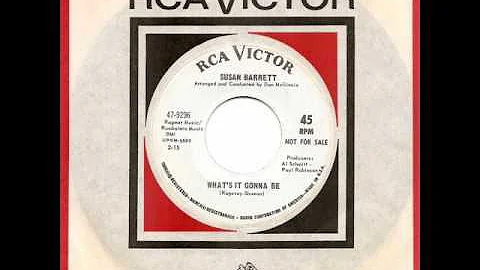 SUSAN BARRETT - What's It Gonna Be