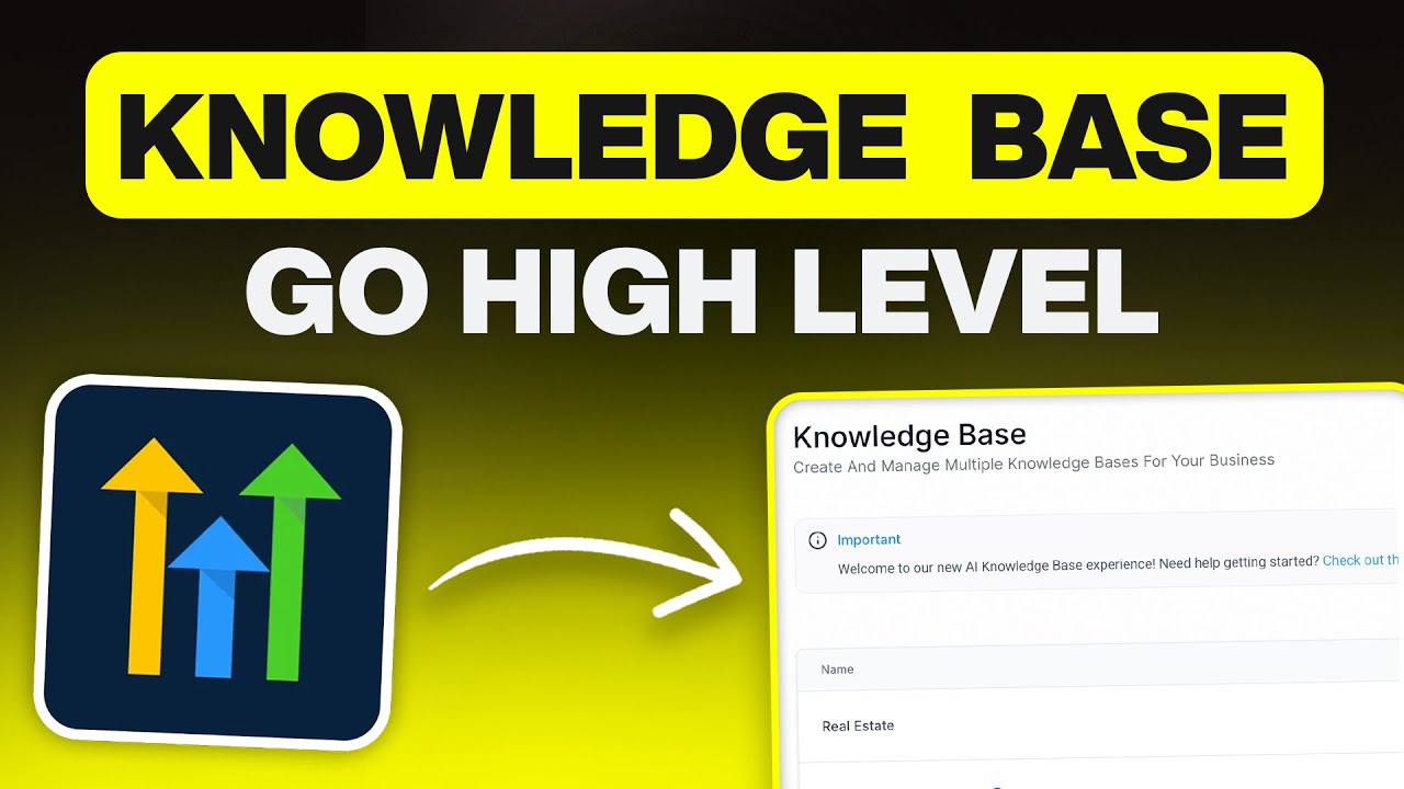 How to Use GoHighLevel Knowledge Base Feature (Tutorial for Beginners ...