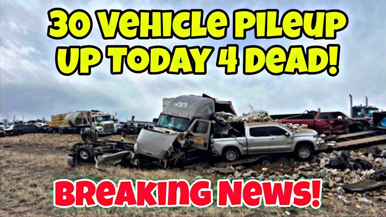 30 Vehicle Pile Up Today! Thousands Stuck On Interstate All Day! Please Share! I-25 Colorado