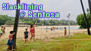 Part 1: Slacklining, hindi pala madali || BRENDA MORENA
