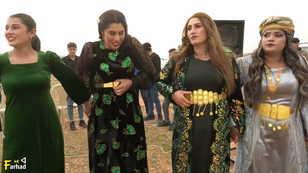 حفلات كوباني قرية خورخوري غربي كوباني العرسان مصطفى ونيروز 