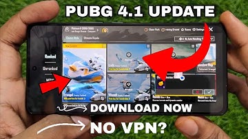 PUBG 4.1 UPDATE | HOW TO UPDATE PUBG MOBILE NEW VERSION 4.1 | PUBG NEW UPDATE DOWNLOAD