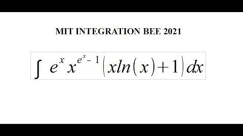 UC Berkeley Integration Bee 2021 Final Round - Task 10
