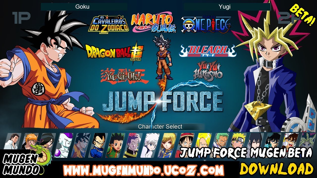 Jump Force Mugen Anime Game Download - EvolutionofGames