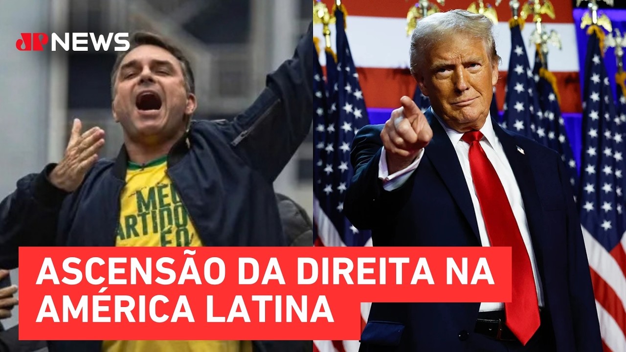 Vitória de Flávio completaria mapa desenhado por Trump  | TEMPO REAL