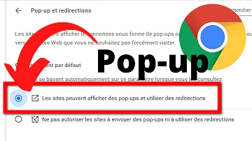 Comment activer les Pop-up ?