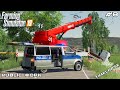 Truck accident & rescue | Public Work Stappenbach | Farming Simulator 19 | Episode 8