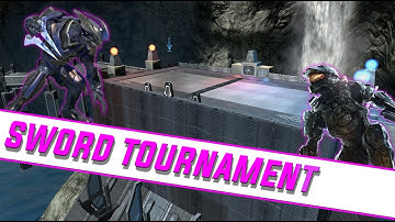 Sword Tournament | Halo Forge Custom Mini-Game Map | Energy Sword 1v1 Battles