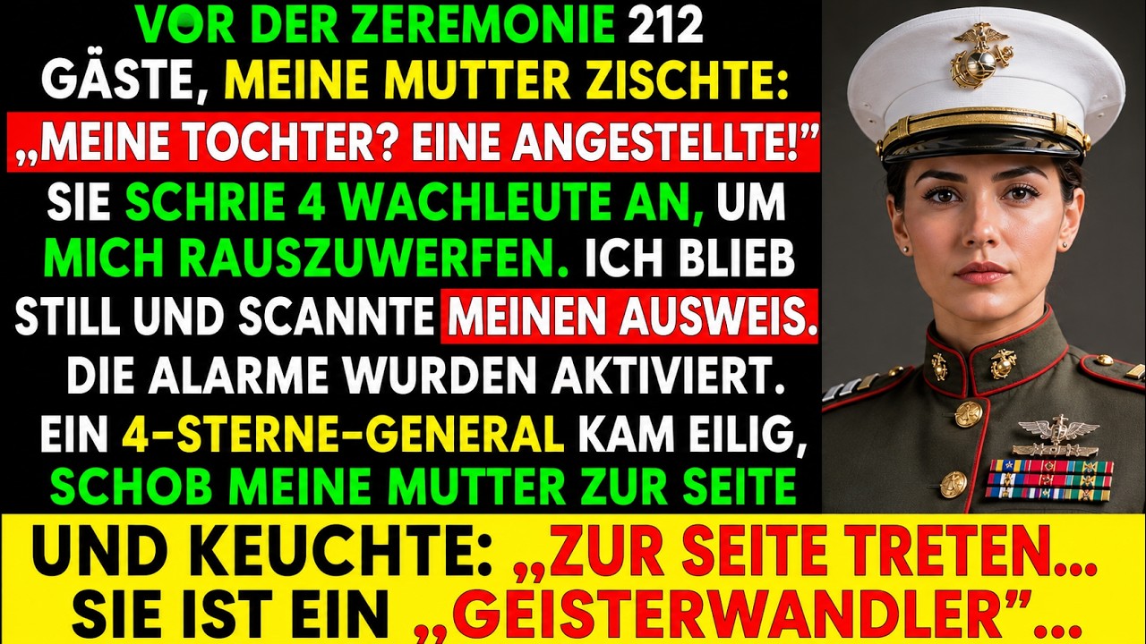 Ich war sieben, als meine Mutter vor allen Gästen sagte: „Sie ist etwas langsam. Für Gespräche eignet sie sich nicht. Putzen kann sie besser.“ Dreißig Jahre später stand ich im Ballsaal, während...
