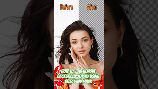How To Hair Easily Using Select And Mask