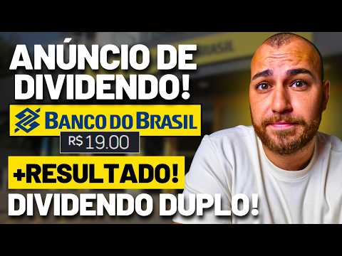 BBAS3 THE FALL DOESN'T STOP! BANCO DO BRASIL, NEW DIVIDEND ANNOUNCEMENT AND Q2 EARNINGS