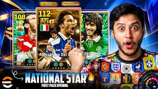 DEL PIERO 112 + BALE 108 + BEST 109! 🔥 National Star Pack Opening | eFootball 2027 | Earn screenshot 4