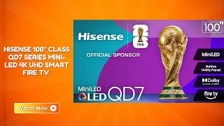 Alexa Voice Control At Your Fingertips – Hisense 100" QD7 Series Smart TV – REVIEW