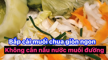 Cách Muối Dưa Bắp Cải Chua Giòn Thơm Ngon Đón Tết #ngocquachcuocsongmy