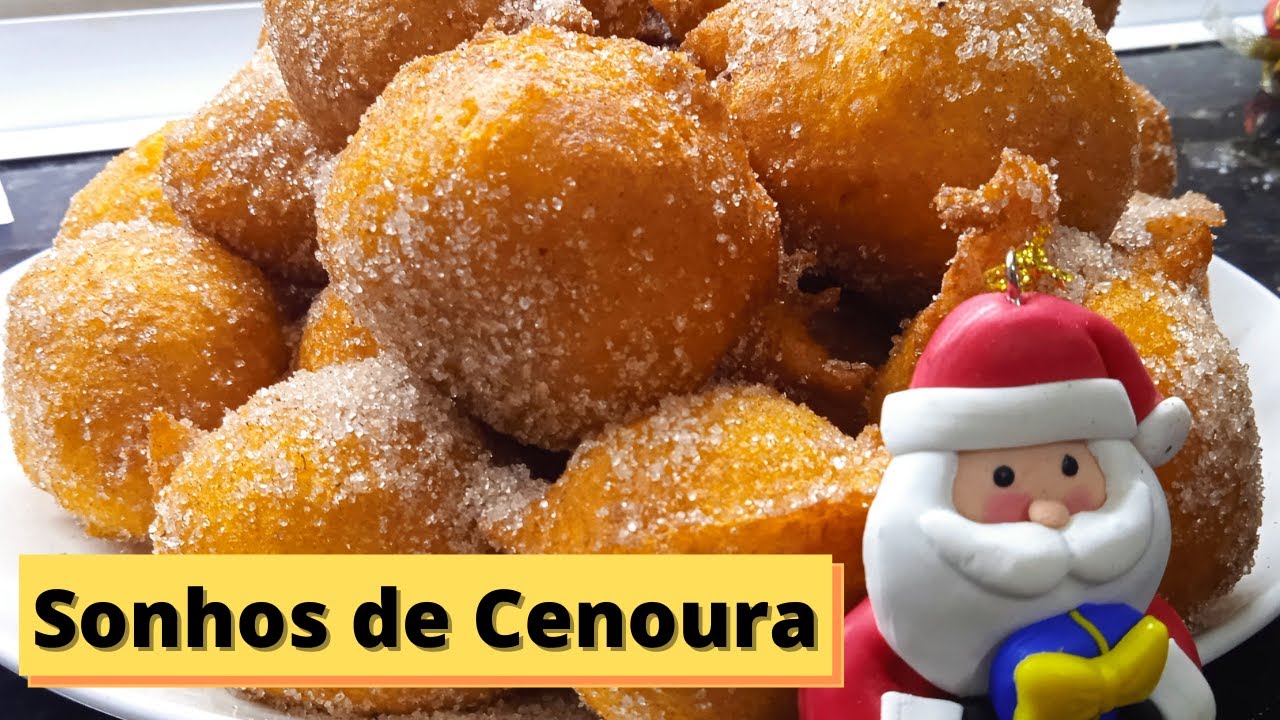 Sonhos de Cenoura [ Receita Portuguesa ]
