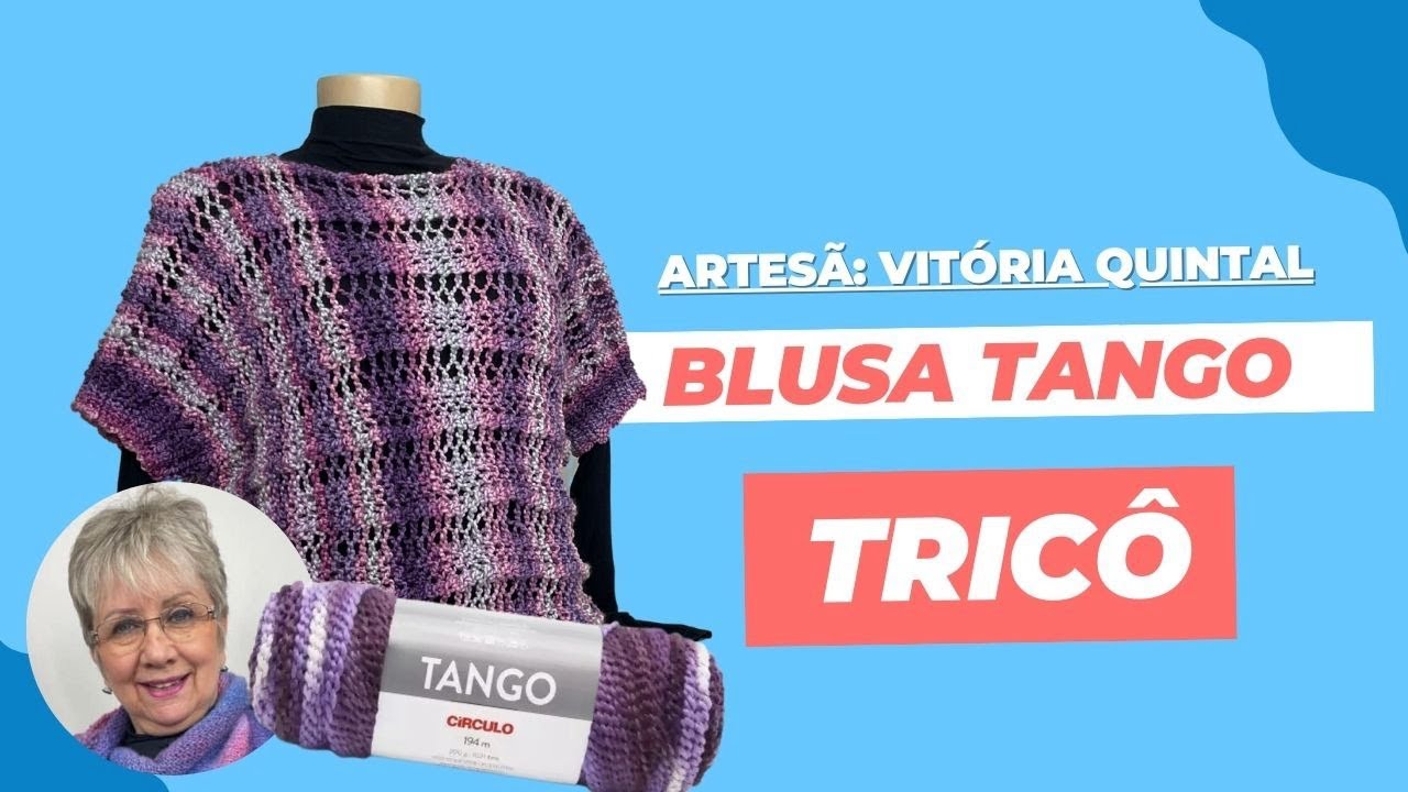 Fio Tango - Blusa de Tricô com Vitória Quintal