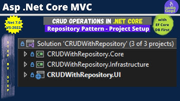 🚀 Master CRUD Operations with Repository Pattern in ASP.NET Core MVC | Step-by-Step Tutorial