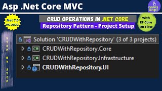 How to Create CRUD Operations Using Repository Pattern in ASP.NET MVC | Asp.Net Core with Repository