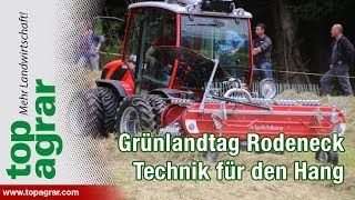 Internationaler Grünlandtag in Rodeneck: Neue Landtechnik für den Hang
