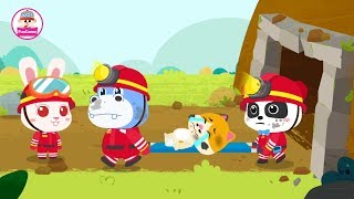 Đội cứu hộ dũng cảm của Gấu Trúc Panda - Giải cứu chú mèo nhỏ bị mắc kẹt trong hầm mỏ