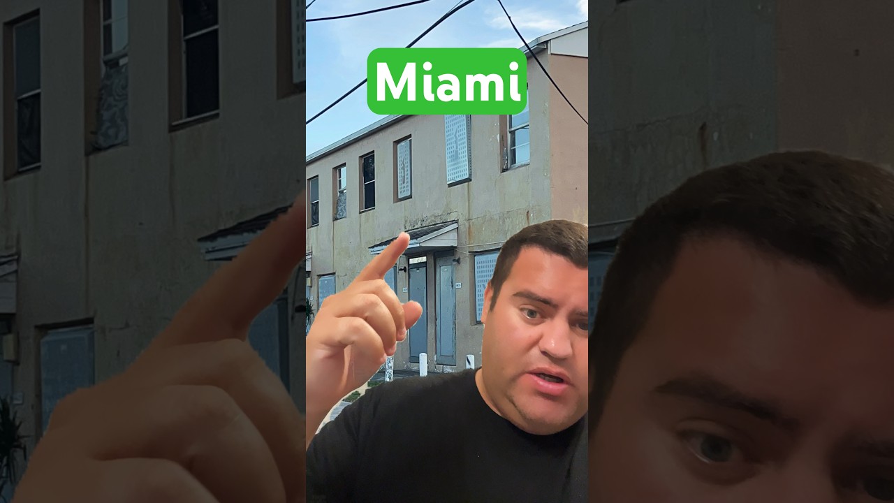 They Still Have Real Housing Projects In Miami Florida