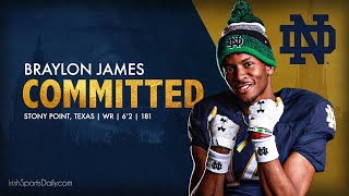 ISD Official Visit | Notre Dame WR Commit Braylon James