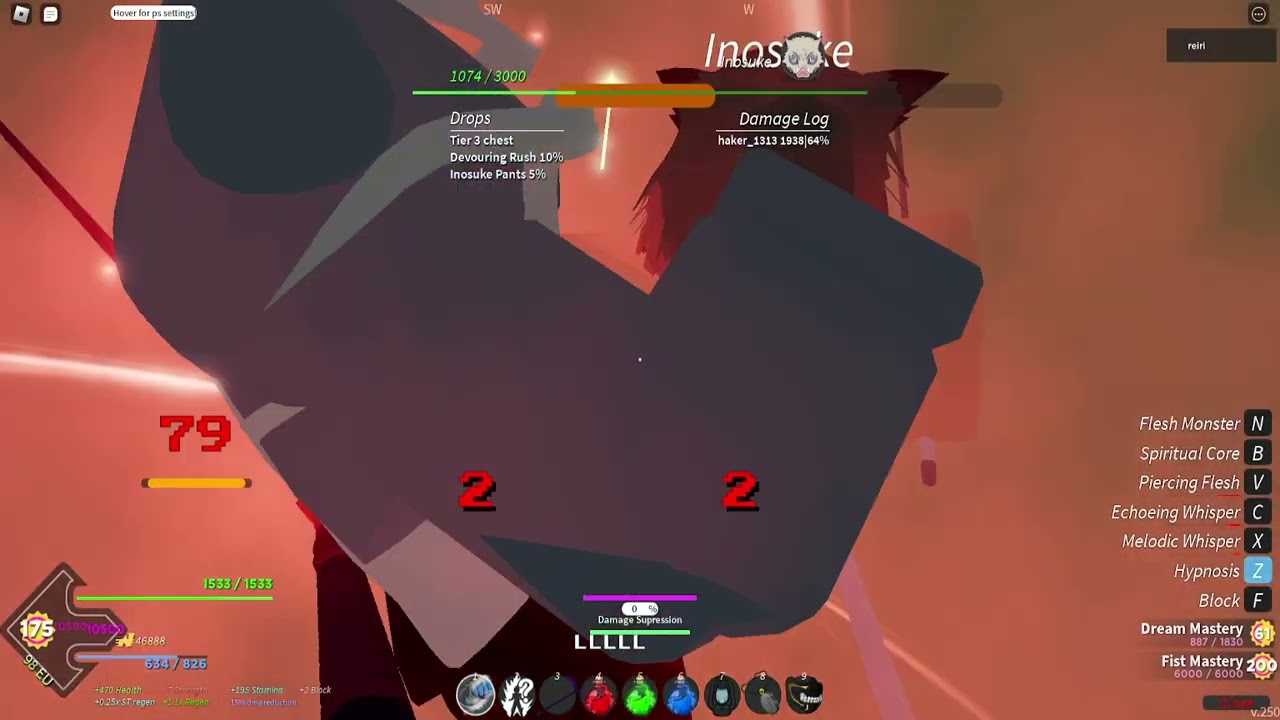 INFINITY COMBO 3K DAMAGE WITH DREAM | Project Slayers