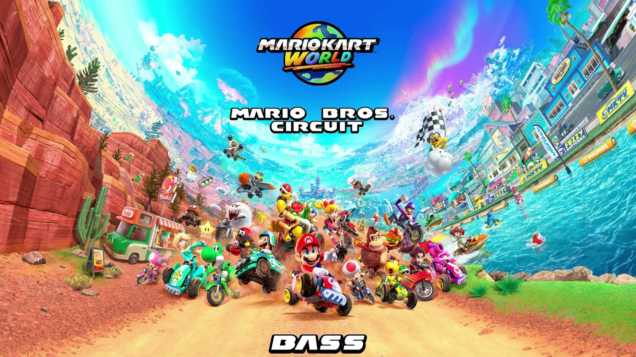 Deconstructing Mario Kart World - Mario Bros. Circuit (Full Track) (Isolated Tracks)