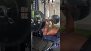 Tosin Cole benches 100kg ; Shamz Garuba sled trains #tosincole #childrenofbloodandbone #benchpress