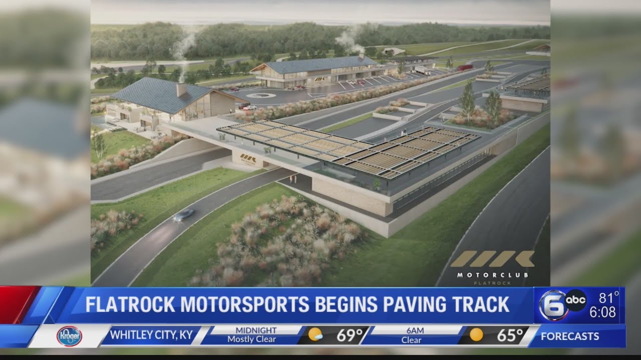 Flatrock Motorsports begins paving track