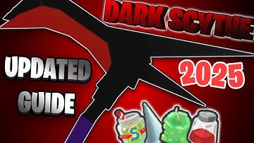 How To Get *DARK SCYTHE* FAST IN 2025 bee swarm simulator