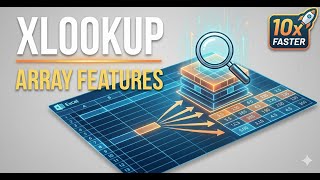 XLOOKUP as an Array Formula | One Formula for Rows & Columns (Huge Time Saver)