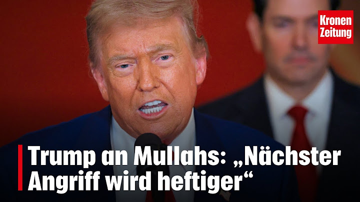 Trump an Mullahs: „Nächster Angriff wird heftiger“ | krone.tv NEWS