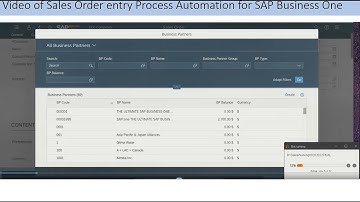 SAP Business One: Automatic data entry with RPA Automation Anywhere