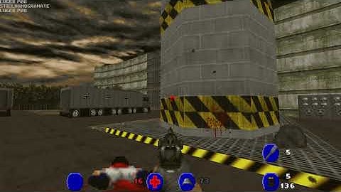 Doom 2 - Wolfenstein X - Map 02 - Intelligence Bunker - [4K]