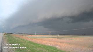 Wall Cloud and Shelf Cloud east of Springfield, IL on 4/15/11 Wealth