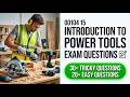 NCCER Introduction to Power Tools 00104-15 Exam Prep and Practice Questions 2026